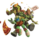 Стикер Teenage mutant ninja turtles
