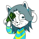 Стикер Temmie