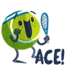 Стикер Tennis Time