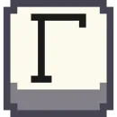 Стикер Pixel Cyrillic