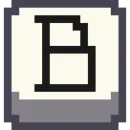 Стикер Pixel Latin