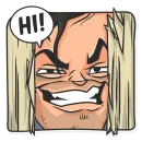 Стикер Cinema Male Heroes