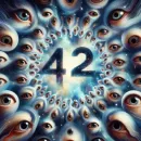 Стикер The Ultimate Question of Life the Universe and Everything