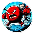 The red ball