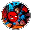 Стикер The red ball