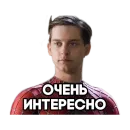 Стикер Tobey Maguire Spiderman