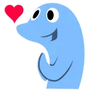 Стикер Toby Dolphin