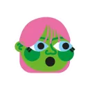 Стикер Trollface