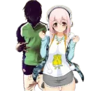 Стикер Тян аниме