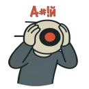 Стикер Спутник
