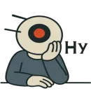 Стикер Спутник