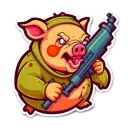 Стикер Svinka_sos