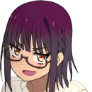 Стикер Uncle from Another World Fujimiya Sumika