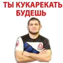Стикер Хабиб Нурмагомедов & Конор Макгрегор