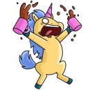 Стикер Unicorns