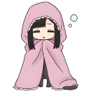 Стикер Юрудура тян | Yurudara chan
