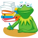 Стикер Кермит Без Текста