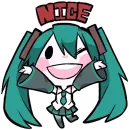 Стикер Hatsune Miku