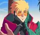 Стикер The Human Tragedy of Vash The Stampede Trigun