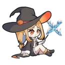 Стикер Ведьмочка-тян