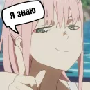 Стикер Zero Two Pack