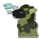 Стикер Viridian Protogen