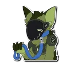 Стикер Viridian Protogen