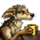 Стикер Волк-Койот