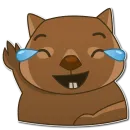 Стикер Вомбат