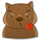 Стикер Вомбат