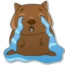 Стикер Вомбат