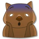 Стикер Вомбат