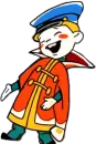 Стикер Вовка