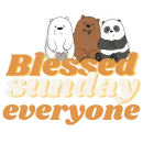Стикер WE BARE BEARS