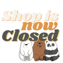 Стикер WE BARE BEARS