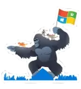 Стикер Windows Insider: NinjaCat