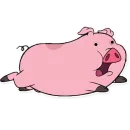 Стикер Waddles Gravity Falls