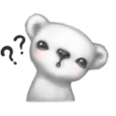 Стикер White Bear