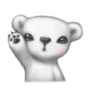 Стикер White Bear