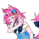 Стикер Wiki chan