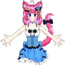 Стикер Wiki chan