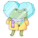 Стикер Зимний Хоппер