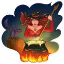Стикер Witchulitta