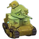 Стикер Мир танков Хеллоуин