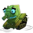 Стикер Мир танков Хеллоуин