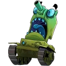 Стикер Мир танков Хеллоуин