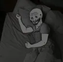 Стикер Wojak, The Feels Guy