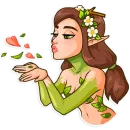 Стикер Wood Nymph