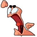 Стикер worms