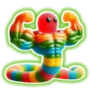 Стикер Worms